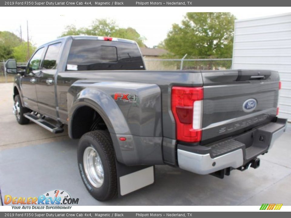 2019 Ford F350 Super Duty Lariat Crew Cab 4x4 Magnetic / Black Photo #7