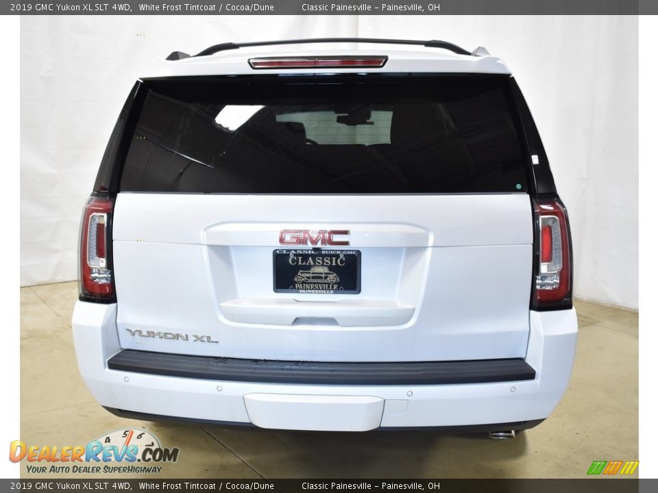 2019 GMC Yukon XL SLT 4WD White Frost Tintcoat / Cocoa/Dune Photo #3