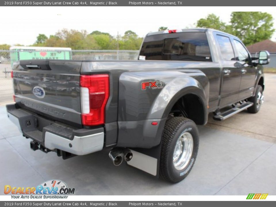 2019 Ford F350 Super Duty Lariat Crew Cab 4x4 Magnetic / Black Photo #9