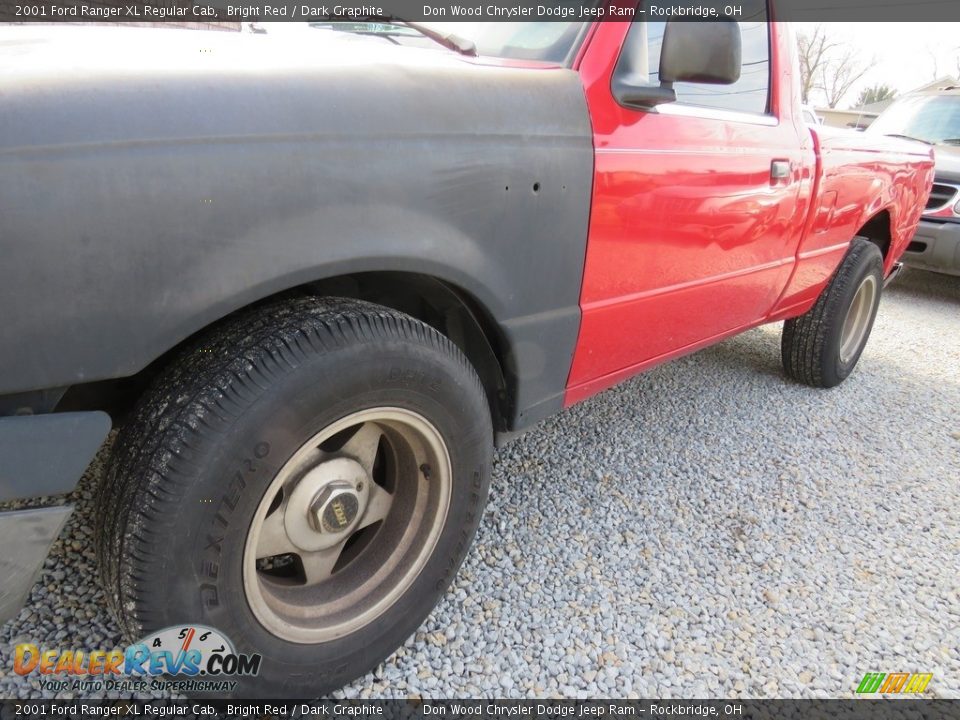 2001 Ford Ranger XL Regular Cab Bright Red / Dark Graphite Photo #7