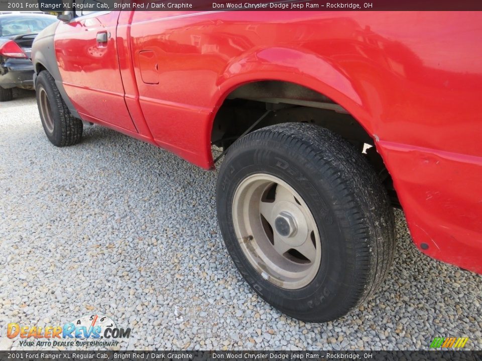 2001 Ford Ranger XL Regular Cab Bright Red / Dark Graphite Photo #8