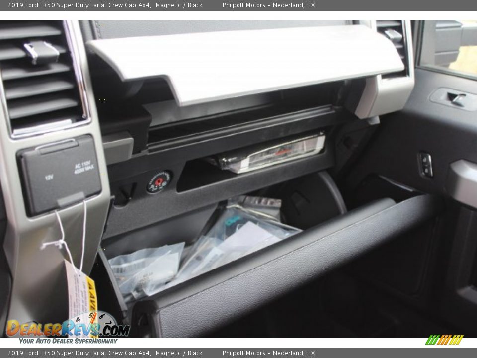 2019 Ford F350 Super Duty Lariat Crew Cab 4x4 Magnetic / Black Photo #24
