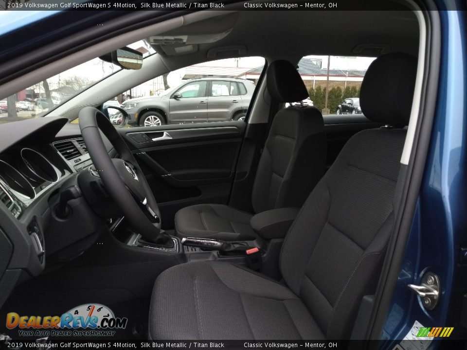 Titan Black Interior - 2019 Volkswagen Golf SportWagen S 4Motion Photo #3