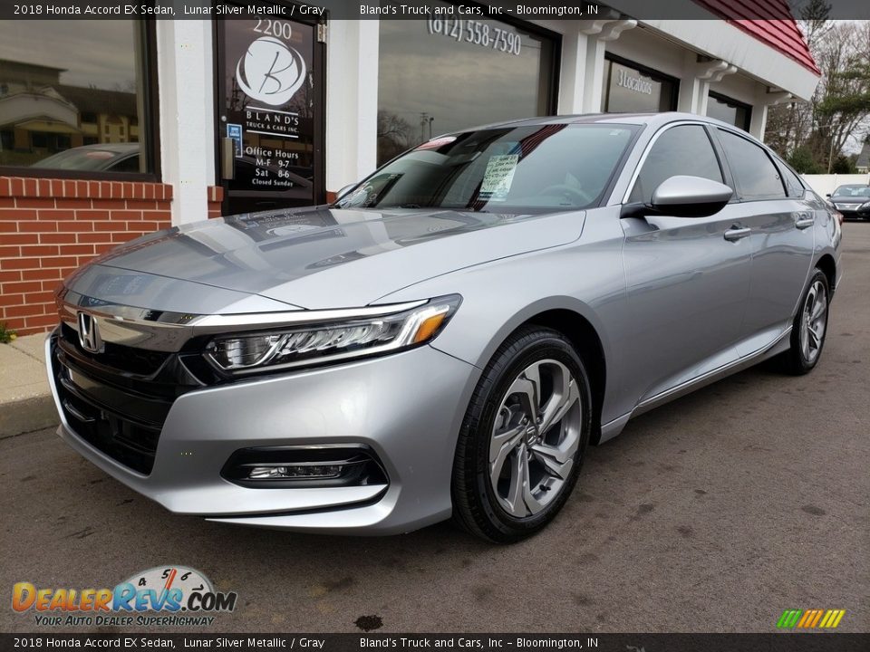 2018 Honda Accord EX Sedan Lunar Silver Metallic / Gray Photo #2