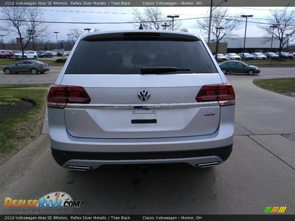 2019 Volkswagen Atlas SE 4Motion Reflex Silver Metallic / Titan Black Photo #5