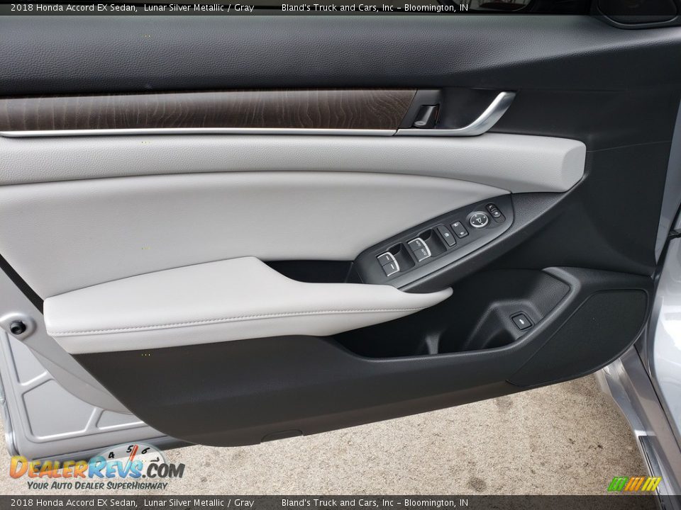 2018 Honda Accord EX Sedan Lunar Silver Metallic / Gray Photo #4