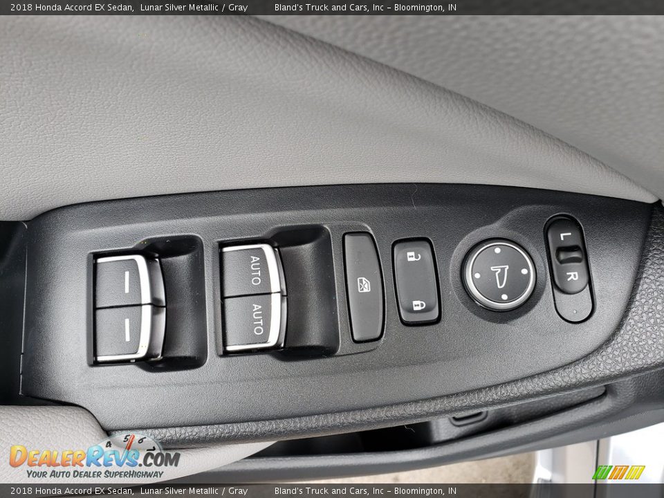 2018 Honda Accord EX Sedan Lunar Silver Metallic / Gray Photo #5