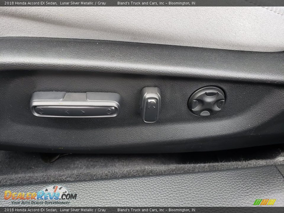 2018 Honda Accord EX Sedan Lunar Silver Metallic / Gray Photo #7