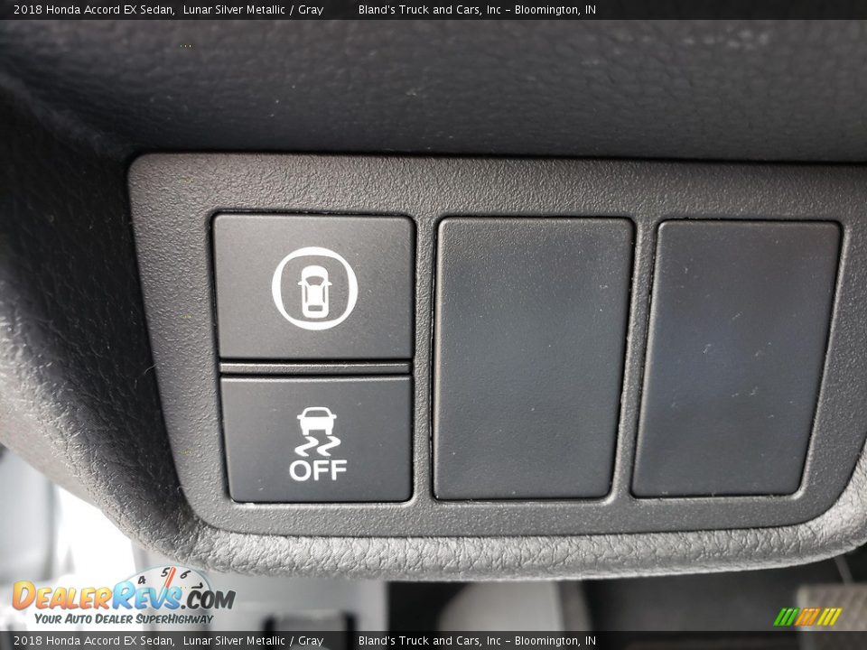 2018 Honda Accord EX Sedan Lunar Silver Metallic / Gray Photo #10