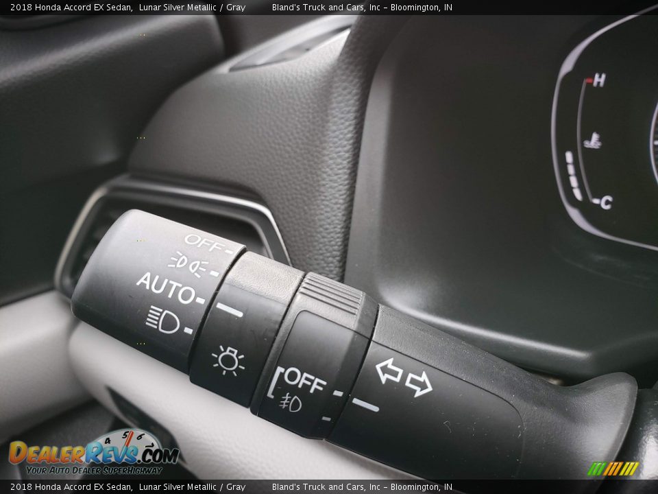 2018 Honda Accord EX Sedan Lunar Silver Metallic / Gray Photo #14