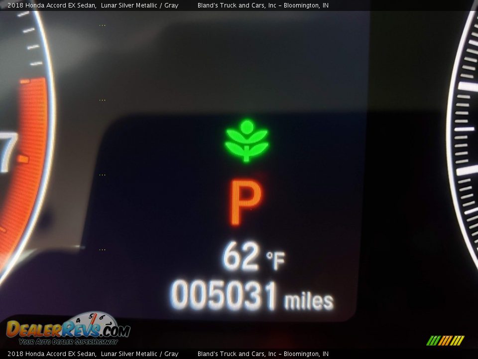 2018 Honda Accord EX Sedan Lunar Silver Metallic / Gray Photo #16