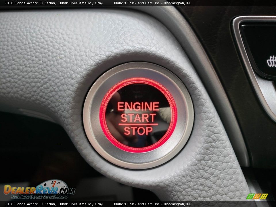 2018 Honda Accord EX Sedan Lunar Silver Metallic / Gray Photo #18