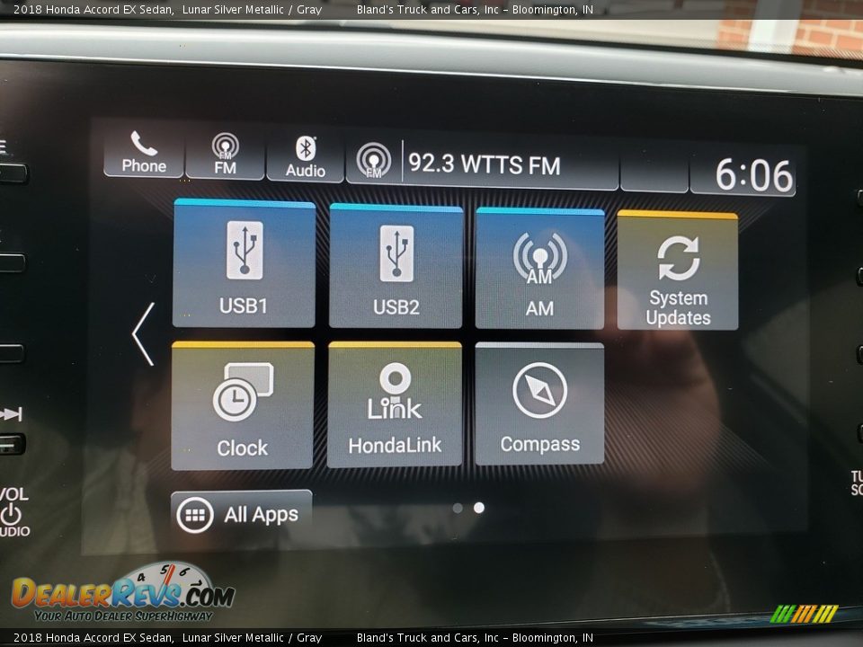 2018 Honda Accord EX Sedan Lunar Silver Metallic / Gray Photo #20