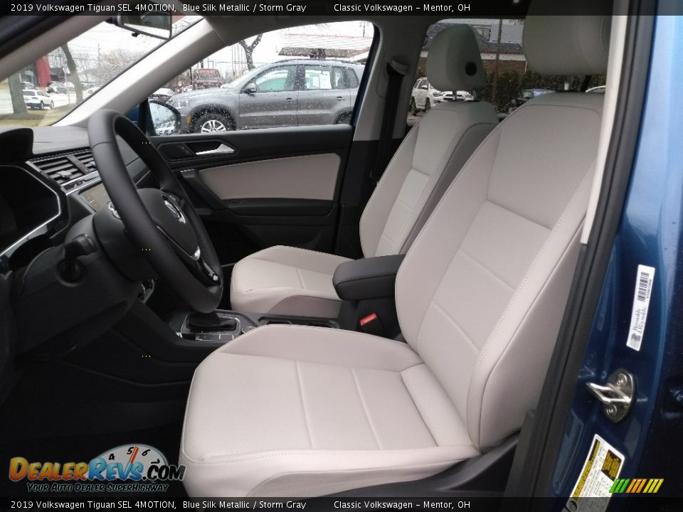 Storm Gray Interior - 2019 Volkswagen Tiguan SEL 4MOTION Photo #3
