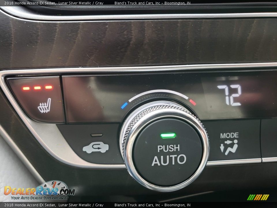 2018 Honda Accord EX Sedan Lunar Silver Metallic / Gray Photo #23