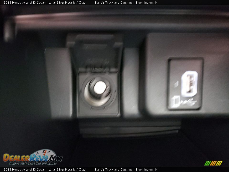 2018 Honda Accord EX Sedan Lunar Silver Metallic / Gray Photo #25