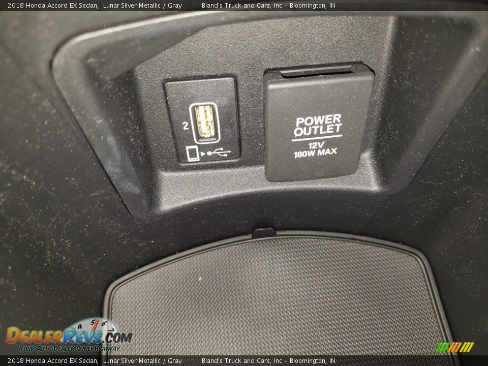 2018 Honda Accord EX Sedan Lunar Silver Metallic / Gray Photo #28