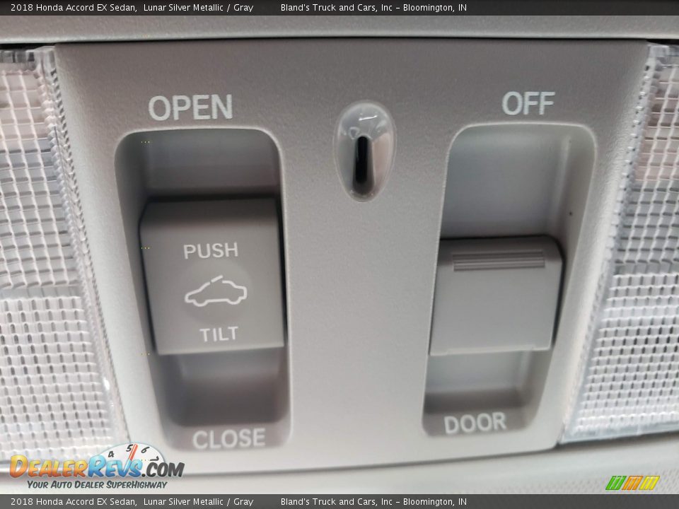 2018 Honda Accord EX Sedan Lunar Silver Metallic / Gray Photo #29