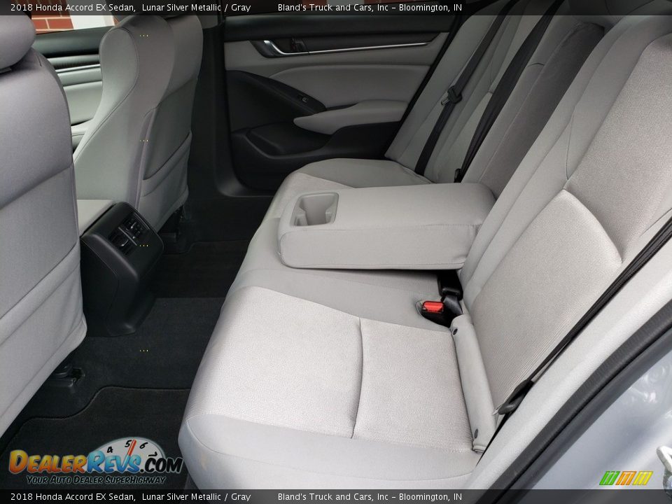 2018 Honda Accord EX Sedan Lunar Silver Metallic / Gray Photo #34