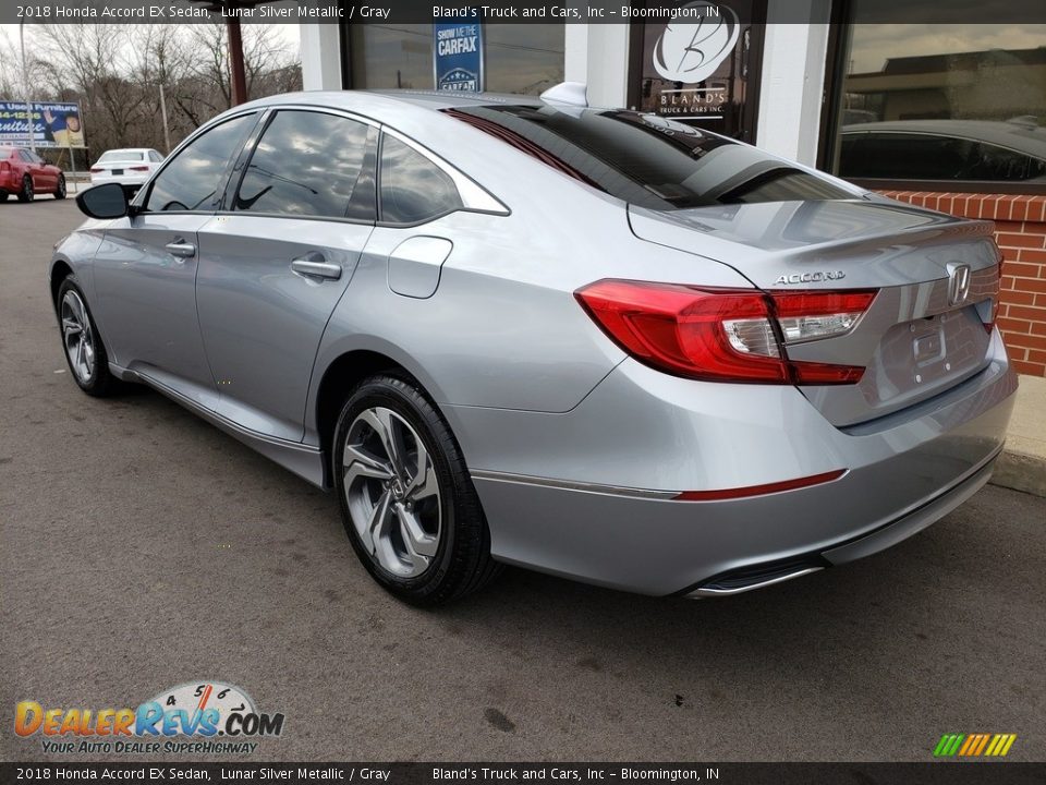 2018 Honda Accord EX Sedan Lunar Silver Metallic / Gray Photo #35
