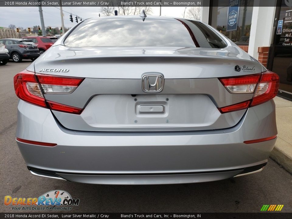 2018 Honda Accord EX Sedan Lunar Silver Metallic / Gray Photo #36