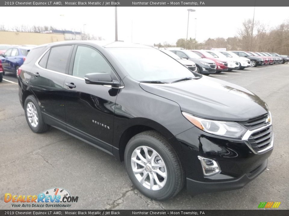 2019 Chevrolet Equinox LT AWD Mosaic Black Metallic / Jet Black Photo #7