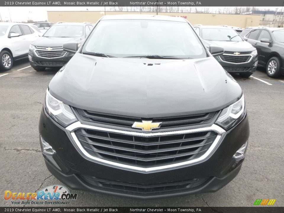 2019 Chevrolet Equinox LT AWD Mosaic Black Metallic / Jet Black Photo #8