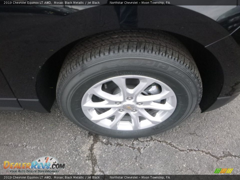 2019 Chevrolet Equinox LT AWD Mosaic Black Metallic / Jet Black Photo #9