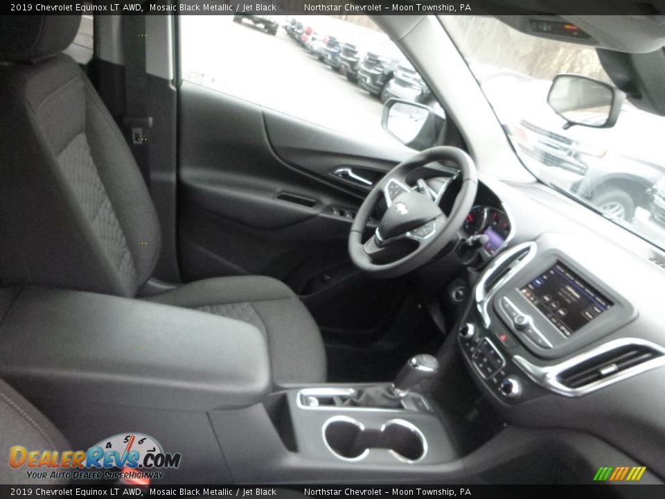 2019 Chevrolet Equinox LT AWD Mosaic Black Metallic / Jet Black Photo #10