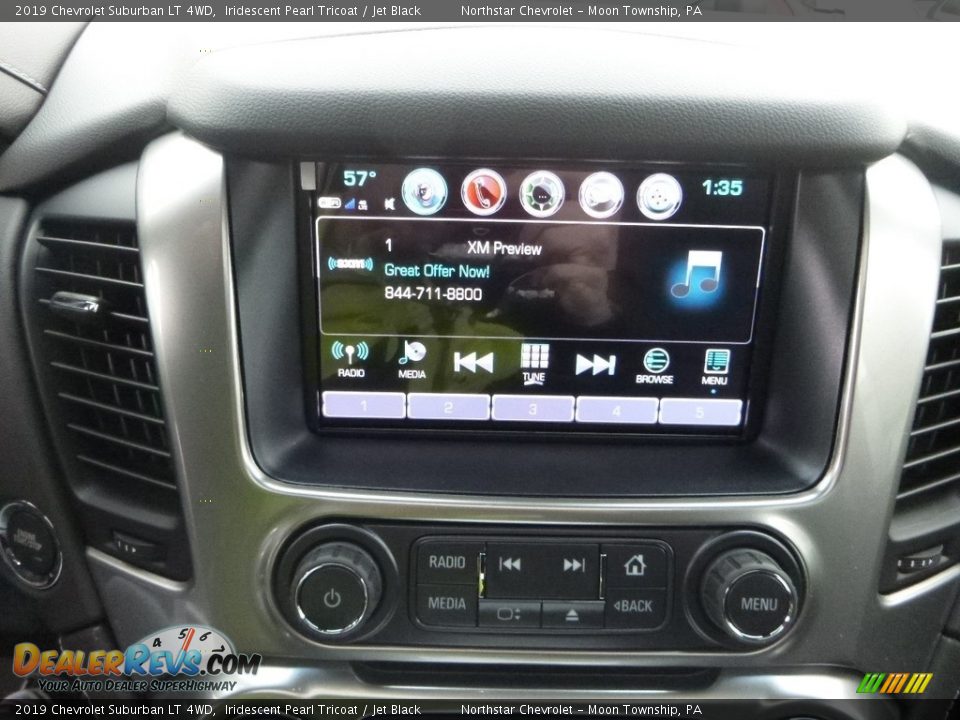 2019 Chevrolet Suburban LT 4WD Iridescent Pearl Tricoat / Jet Black Photo #16