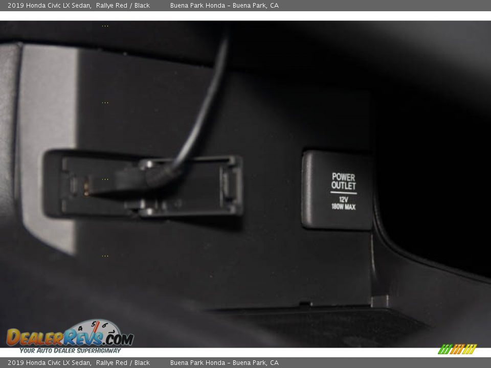 2019 Honda Civic LX Sedan Rallye Red / Black Photo #23