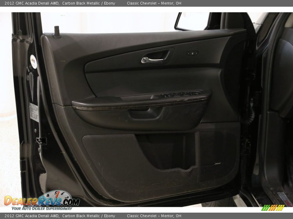 2012 GMC Acadia Denali AWD Carbon Black Metallic / Ebony Photo #4