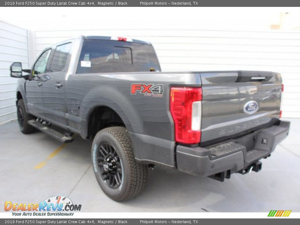 2019 Ford F250 Super Duty Lariat Crew Cab 4x4 Magnetic / Black Photo #6