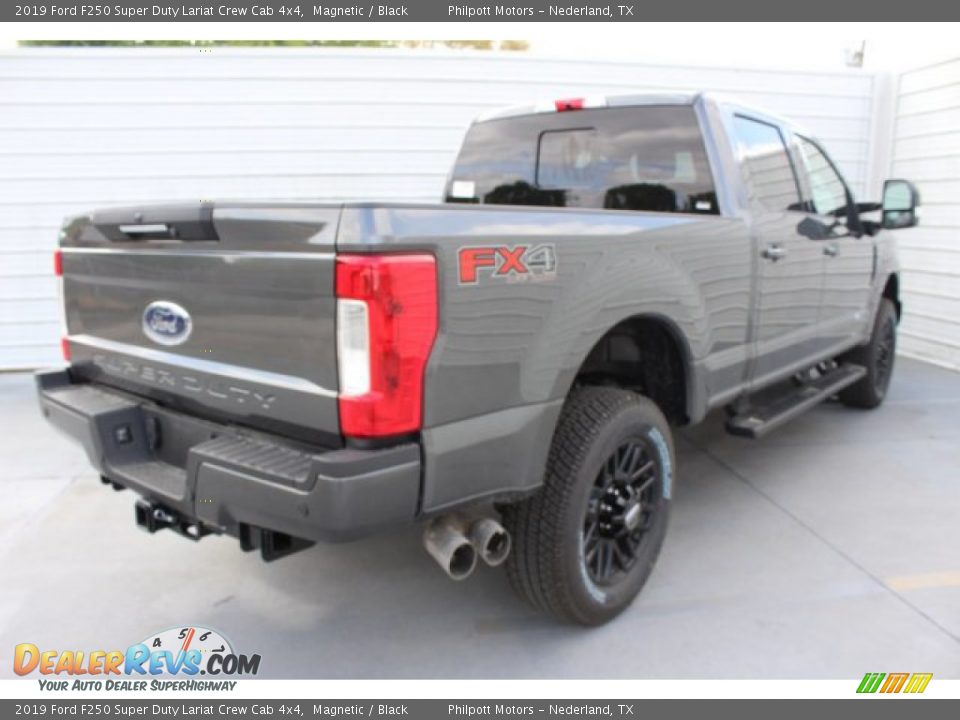 2019 Ford F250 Super Duty Lariat Crew Cab 4x4 Magnetic / Black Photo #8
