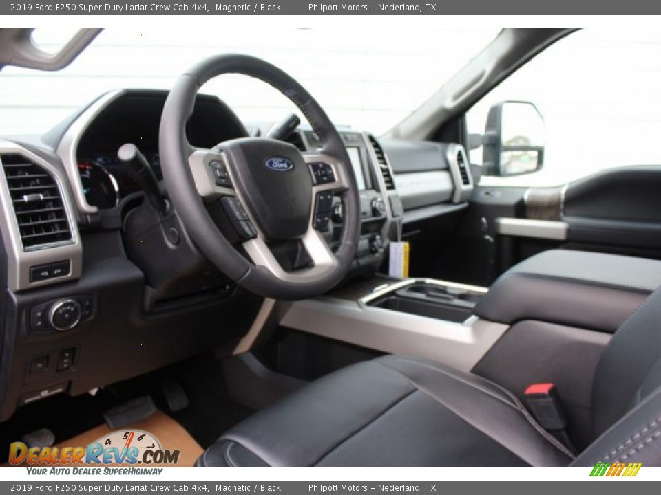 2019 Ford F250 Super Duty Lariat Crew Cab 4x4 Magnetic / Black Photo #13
