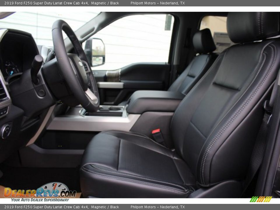2019 Ford F250 Super Duty Lariat Crew Cab 4x4 Magnetic / Black Photo #14