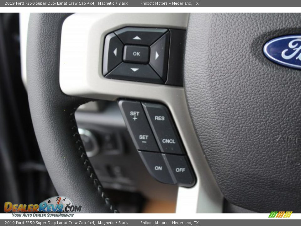 2019 Ford F250 Super Duty Lariat Crew Cab 4x4 Magnetic / Black Photo #24
