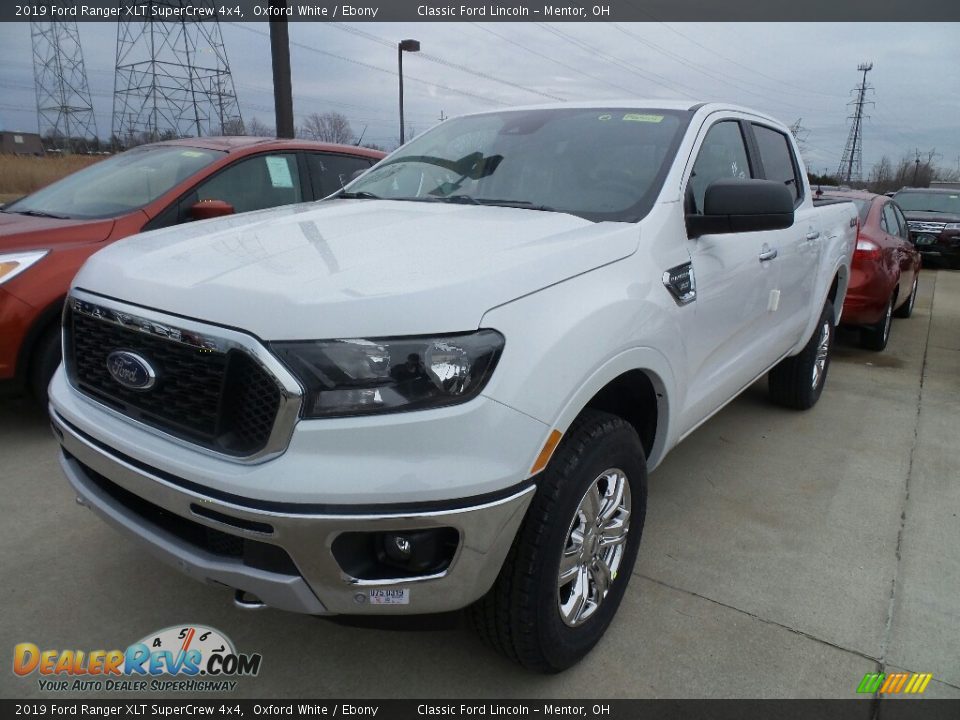 2019 Ford Ranger XLT SuperCrew 4x4 Oxford White / Ebony Photo #1