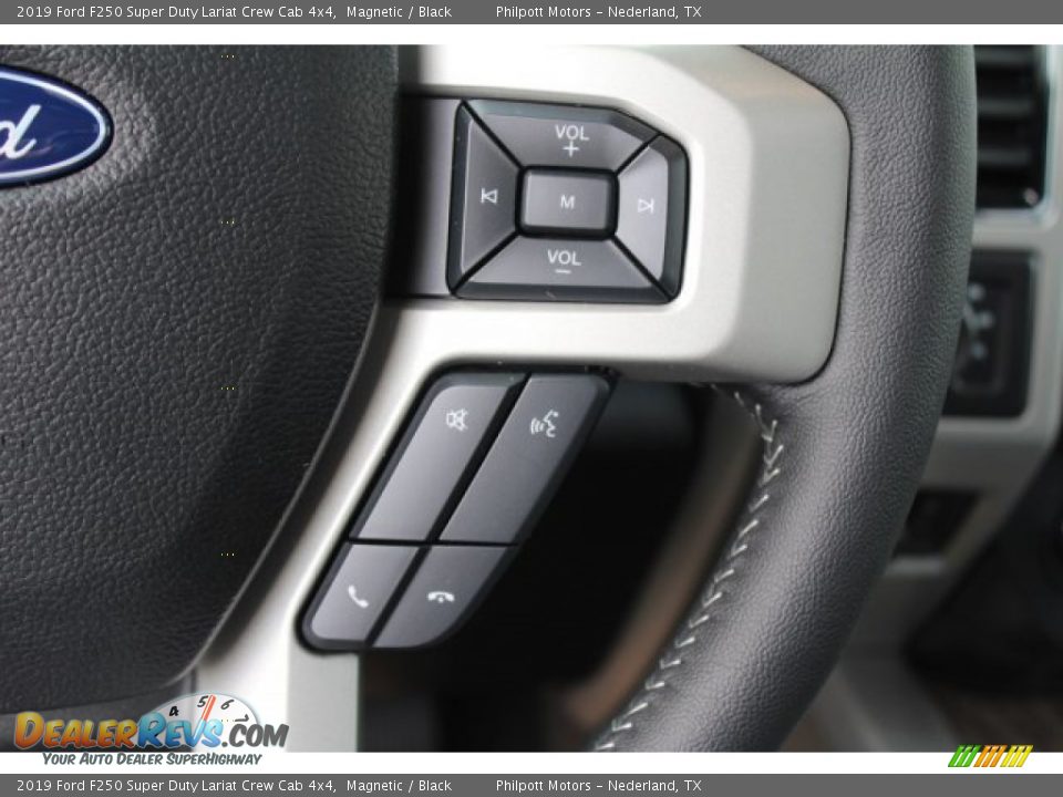 2019 Ford F250 Super Duty Lariat Crew Cab 4x4 Magnetic / Black Photo #25