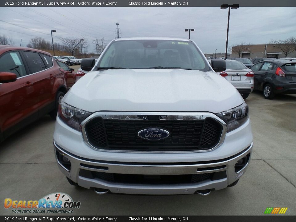 2019 Ford Ranger XLT SuperCrew 4x4 Oxford White / Ebony Photo #2