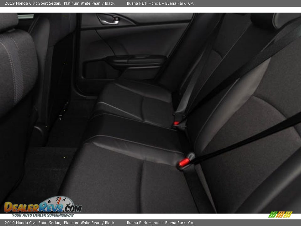 2019 Honda Civic Sport Sedan Platinum White Pearl / Black Photo #17