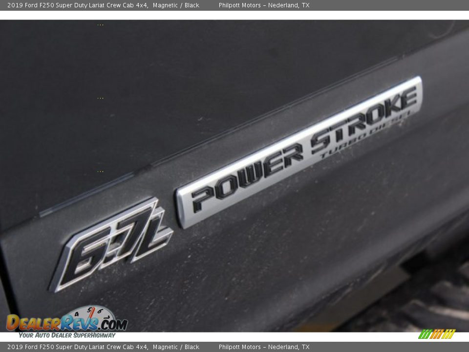 2019 Ford F250 Super Duty Lariat Crew Cab 4x4 Magnetic / Black Photo #36