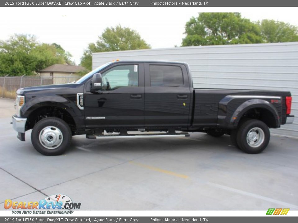 2019 Ford F350 Super Duty XLT Crew Cab 4x4 Agate Black / Earth Gray Photo #6