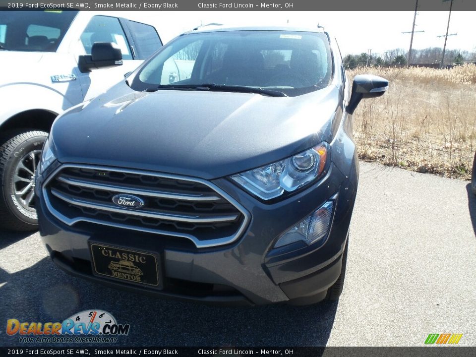 2019 Ford EcoSport SE 4WD Smoke Metallic / Ebony Black Photo #1