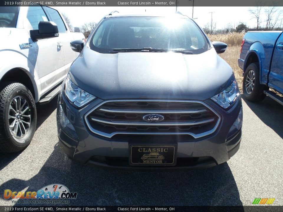 2019 Ford EcoSport SE 4WD Smoke Metallic / Ebony Black Photo #2