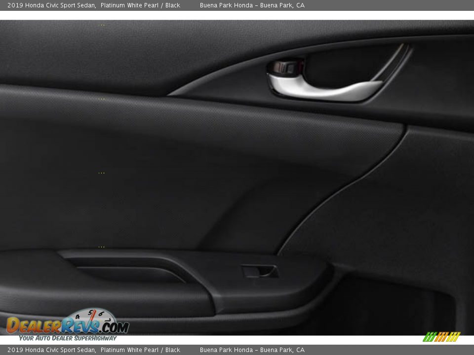 2019 Honda Civic Sport Sedan Platinum White Pearl / Black Photo #33