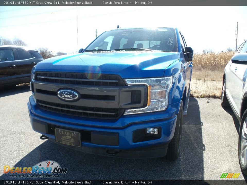 2019 Ford F150 XLT SuperCrew 4x4 Velocity Blue / Black Photo #1