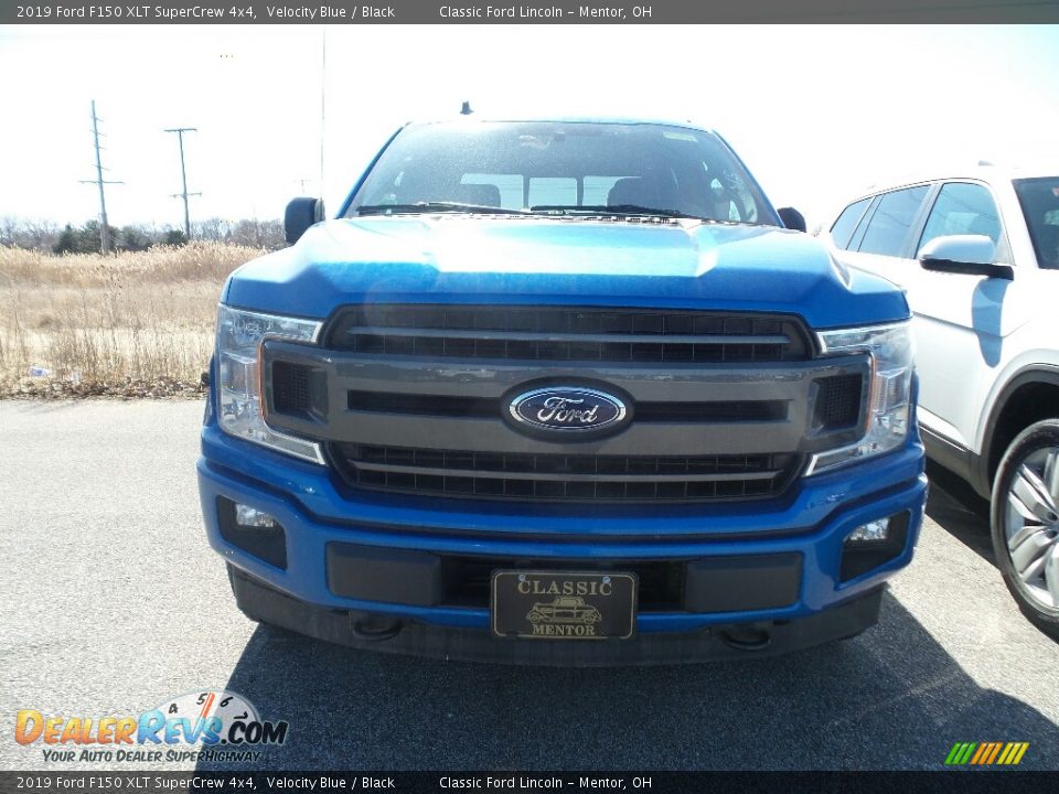 2019 Ford F150 XLT SuperCrew 4x4 Velocity Blue / Black Photo #2