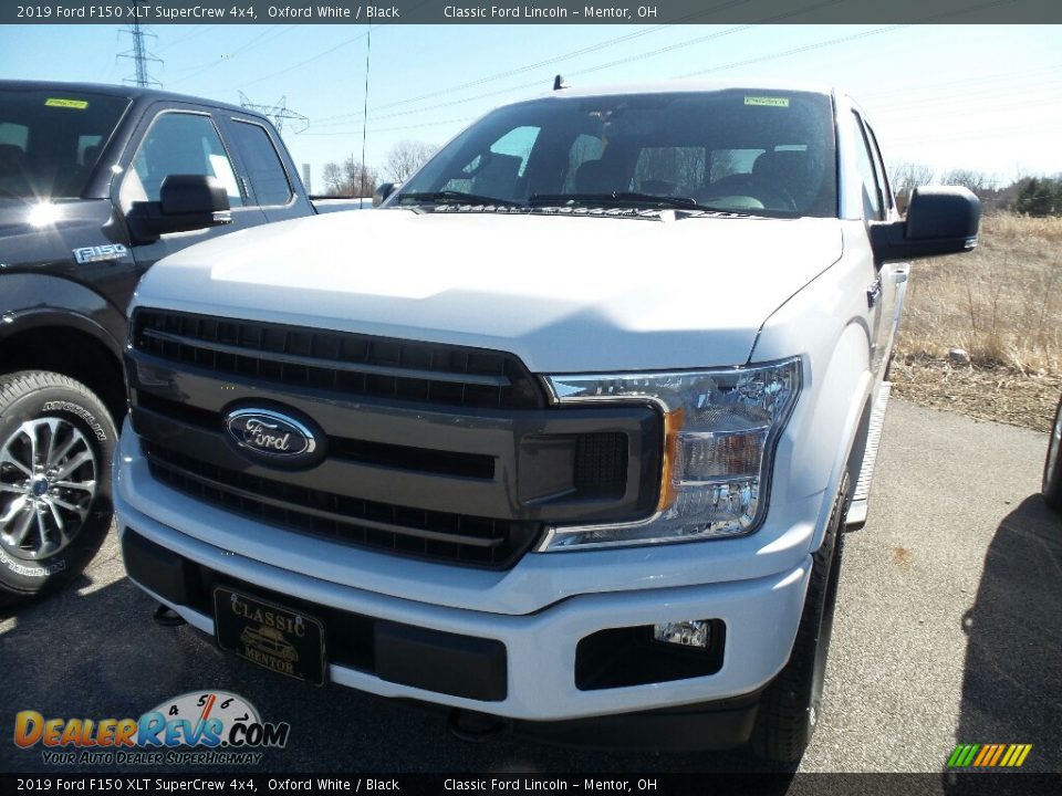 2019 Ford F150 XLT SuperCrew 4x4 Oxford White / Black Photo #1