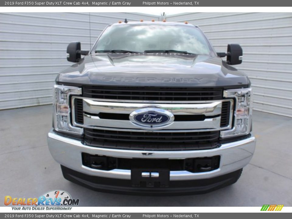 2019 Ford F350 Super Duty XLT Crew Cab 4x4 Magnetic / Earth Gray Photo #2